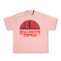 Salmon Halloween Things Strange Halloween Urban Heavy Tee - lanVoArt