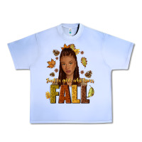 Grape Ice Just a girl who loves Fall afro woman Urban Heavy Tee - NancyCooperArtShop