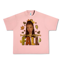 Salmon Just a girl who loves Fall afro woman Urban Heavy Tee - NancyCooperArtShop
