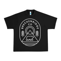 Black Breckenridge Colorado Bear Mountains Trees Hiking Urban Heavy Tee - lanVoArt