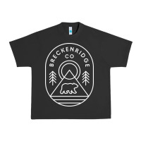 Pigment Black Breckenridge Colorado Bear Mountains Trees Hiking Urban Heavy Tee - lanVoArt