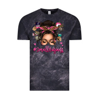 Cloud Black Small business messy bun Vintage Tee - texasbilliewilder