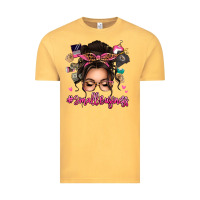 Vintage Mustard Small business messy bun Vintage Tee - texasbilliewilder