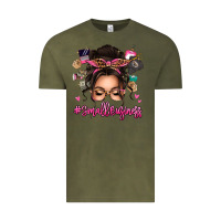Vintage Olive Small business messy bun Vintage Tee - texasbilliewilder