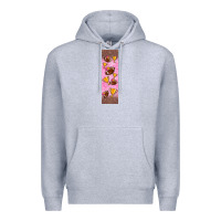 Heather Grey american football with lightning bolt  pen wrap Premium Hoodie - BundleAndBundleShop