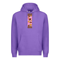 Purple american football with lightning bolt  pen wrap Premium Hoodie - BundleAndBundleShop