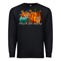 Black pumpkin spice everthing Premium Sweatshirt - RacoonDesign