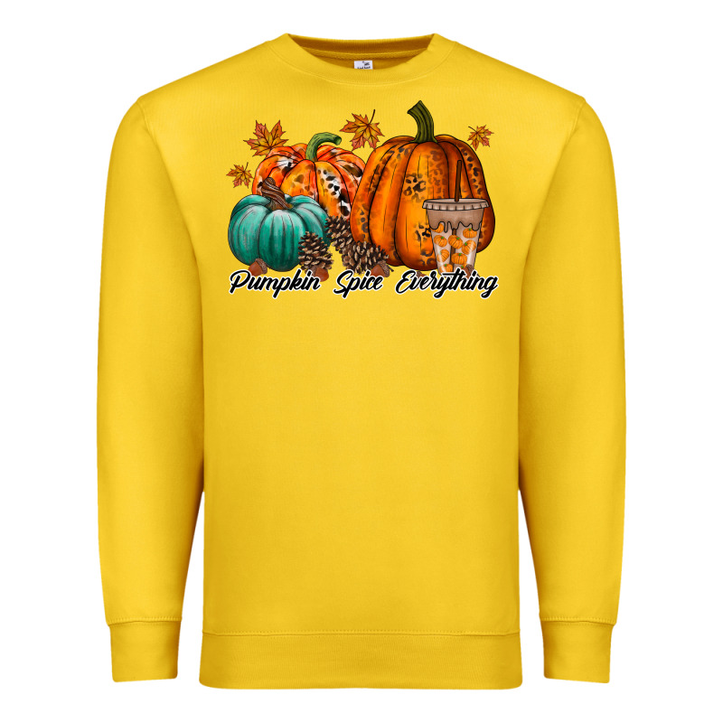 Pumpkin Spice Everthing Premium Sweatshirt by RacoonDesign | Teevron