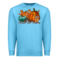 Ocean Blue pumpkin spice everthing Premium Sweatshirt - RacoonDesign