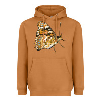 Meerkat Painted Lady Butterfly Heavyweight Hoodie - LillyAllenDesigns