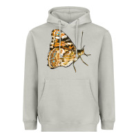 Moon Dust Painted Lady Butterfly Heavyweight Hoodie - LillyAllenDesigns