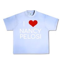 Grape Ice Limited Edition I Love Nancy Pelosi Heart Madam Speaker Democratic Pol Urban Heavy Tee - lanVoArt