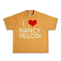 Peanut Butter Limited Edition I Love Nancy Pelosi Heart Madam Speaker Democratic Pol Urban Heavy Tee - lanVoArt