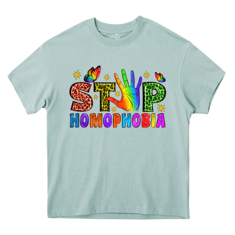 Western Stop Homophobia Heavy Core Tee by BundleAndBundleShop | Teevron