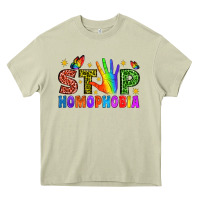 Mossy Western Stop Homophobia Heavy Core Tee - BundleAndBundleShop