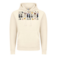 Vintage Artic gothic girl and colorful girl Vintage Hoodie - TumblerDesignByShophia
