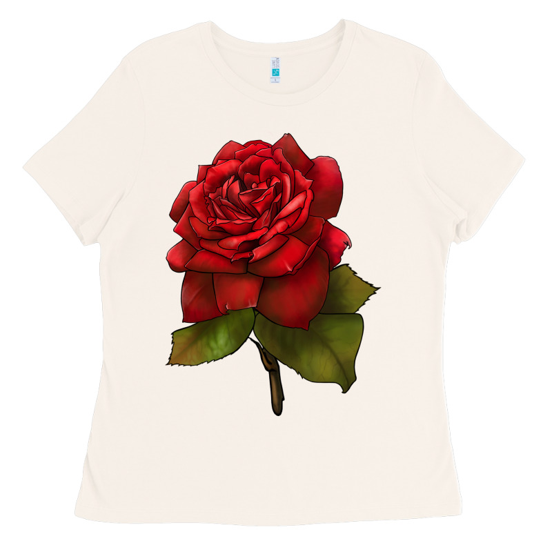 Oklahoma Rose Illustrations Ladies Tee by LillyAllenDesigns | Teevron