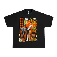 Black Fall Nurse love Urban Heavy Tee - NancyCooperArtShop