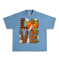 Pebble Blue Fall Nurse love Urban Heavy Tee - NancyCooperArtShop