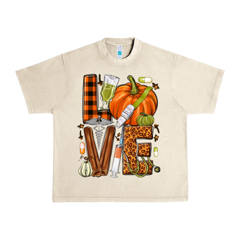 Fall Nurse Love Urban Heavy Tee by NancyCooperArtShop | Teevron
