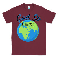 Burgundy God So Loves Classic Tee - Bettercallsaul