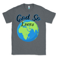 Charcoal Heather God So Loves Classic Tee - Bettercallsaul