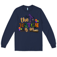 Navy the witch is in Long Sleeve Tee - CowGirlArtShop