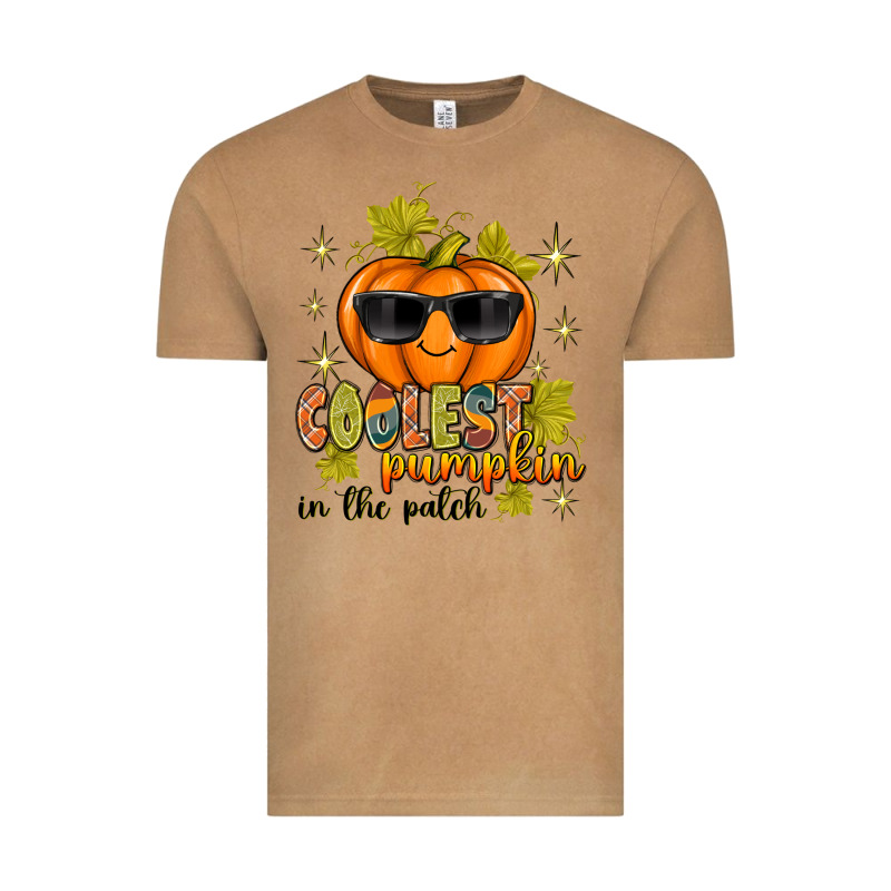 Coolest Pumpkin In The Patch Vintage Tee by texasbilliewilder | Teevron