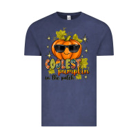 Vintage Denim Coolest Pumpkin In The Patch Vintage Tee - texasbilliewilder