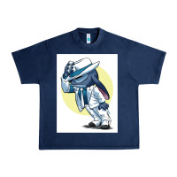 Navy michael jackson 5 Urban Heavy Tee - lanVoArt
