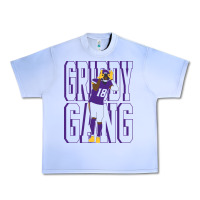 Grape Ice Justin Jefferson -Griddy Gang Urban Heavy Tee - lanVoArt