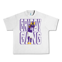 Lunar Rock Justin Jefferson -Griddy Gang Urban Heavy Tee - lanVoArt