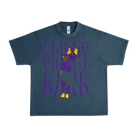 Midnight Navy Justin Jefferson -Griddy Gang Urban Heavy Tee - lanVoArt