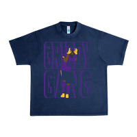 Navy Justin Jefferson -Griddy Gang Urban Heavy Tee - lanVoArt