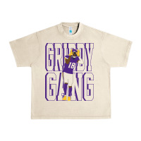 Sandshell Justin Jefferson -Griddy Gang Urban Heavy Tee - lanVoArt