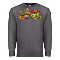 Charcoal Heather mexico drink Premium Sweatshirt - RacoonDesign