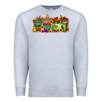 Heather Grey mexico drink Premium Sweatshirt - RacoonDesign