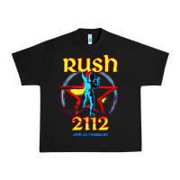 Black rush blue starman 2112  40th anniversary Urban Heavy Tee - lanVoArt