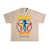 French Oak rush blue starman 2112  40th anniversary Urban Heavy Tee - lanVoArt
