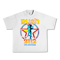 Rush Blue Starman 2112  40th Anniversary Urban Heavy Tee | Teevron