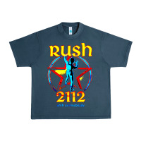 Midnight Navy rush blue starman 2112  40th anniversary Urban Heavy Tee - lanVoArt