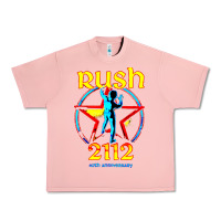 Salmon rush blue starman 2112  40th anniversary Urban Heavy Tee - lanVoArt