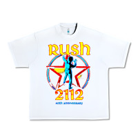White rush blue starman 2112  40th anniversary Urban Heavy Tee - lanVoArt