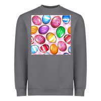Easter Eggs Seamless Pattern Heavyweight Sweatshirt | Teevron