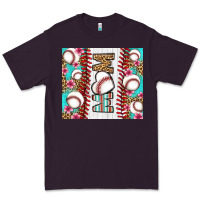 Plum baseball mom Premium Tee - LillyAllenDesigns