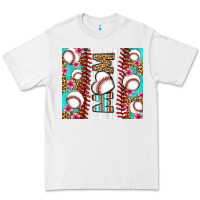 White baseball mom Premium Tee - LillyAllenDesigns