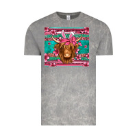Cloud Rock easter longhaired cow Vintage Tee - Jasminsmagicworld
