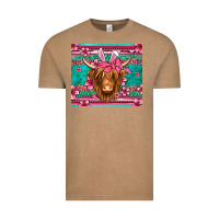 Vintage Coffee easter longhaired cow Vintage Tee - Jasminsmagicworld