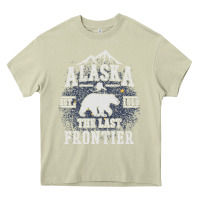 Mossy Alaska The Last Frontier Heavy Core Tee - lanVoArt