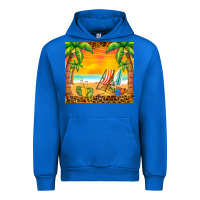 Cobalt sunset beach Urban Hoodie - BarkalooDesign